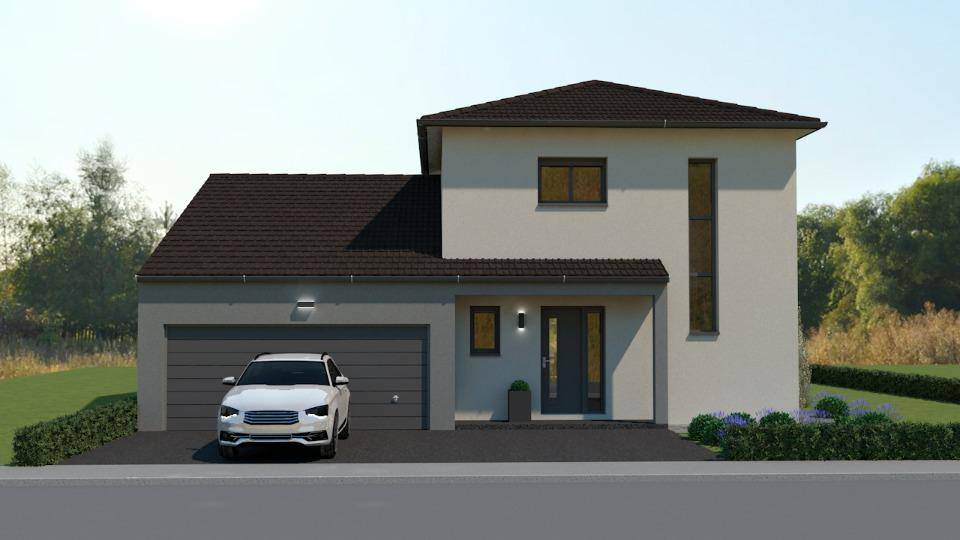 Programme terrain + maison à Russange en Moselle (57) de 120 m² à vendre au prix de 555000€ - 1