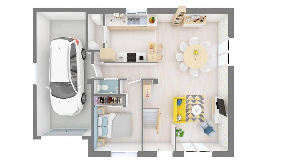 Programme terrain + maison à Commenailles en Jura (39) de 92 m² à vendre au prix de 211910€ - 4