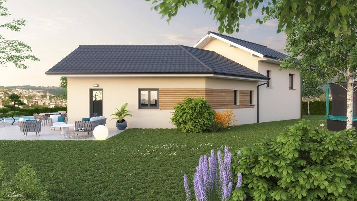 Programme terrain + maison à Voiron en Isère (38) de 104 m² à vendre au prix de 491704€ - 2