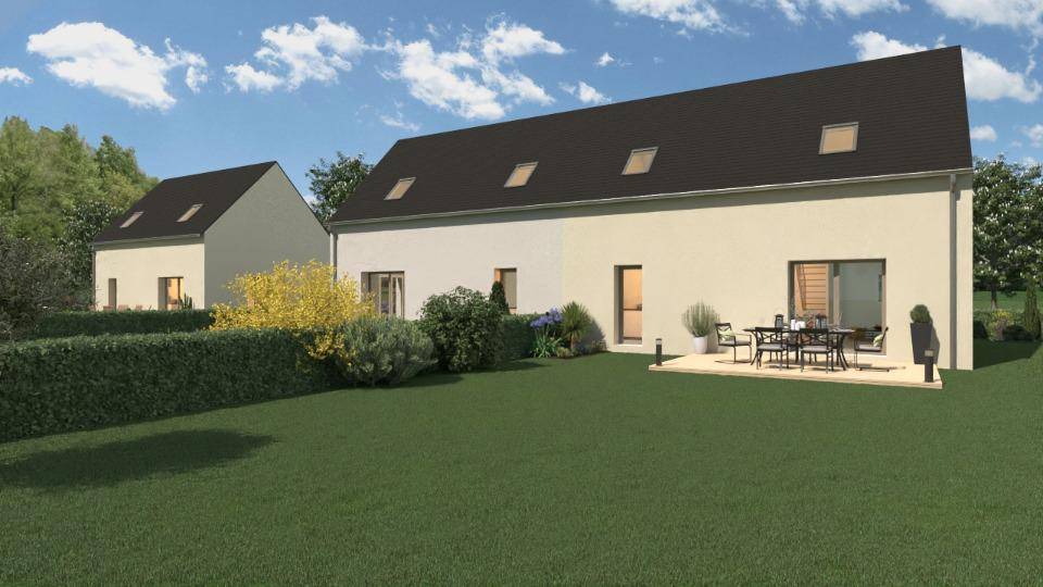 Programme terrain + maison à Moulins en Ille-et-Vilaine (35) de 82 m² à vendre au prix de 243596€ - 2