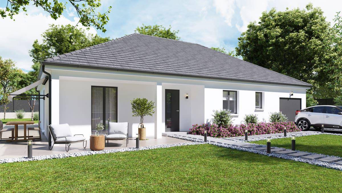 Programme terrain + maison à Marzy en Nièvre (58) de 100 m² à vendre au prix de 222091€ - 1