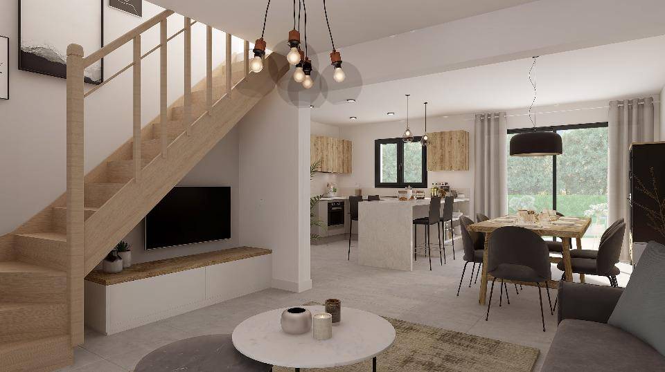 Programme terrain + maison à Petiville en Seine-Maritime (76) de 90 m² à vendre au prix de 245300€ - 4