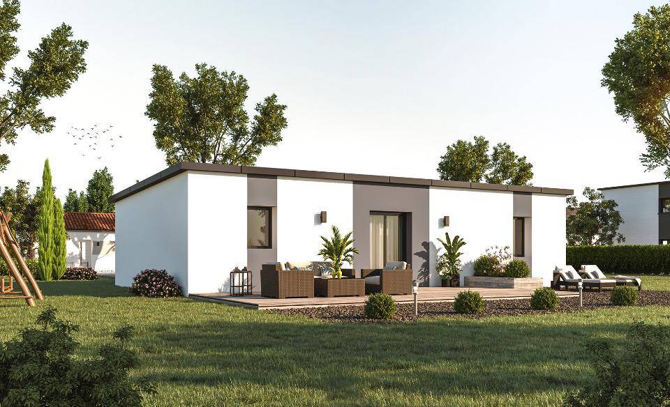 Programme terrain + maison à Saint-Méen-le-Grand en Ille-et-Vilaine (35) de 69 m² à vendre au prix de 185000€ - 2