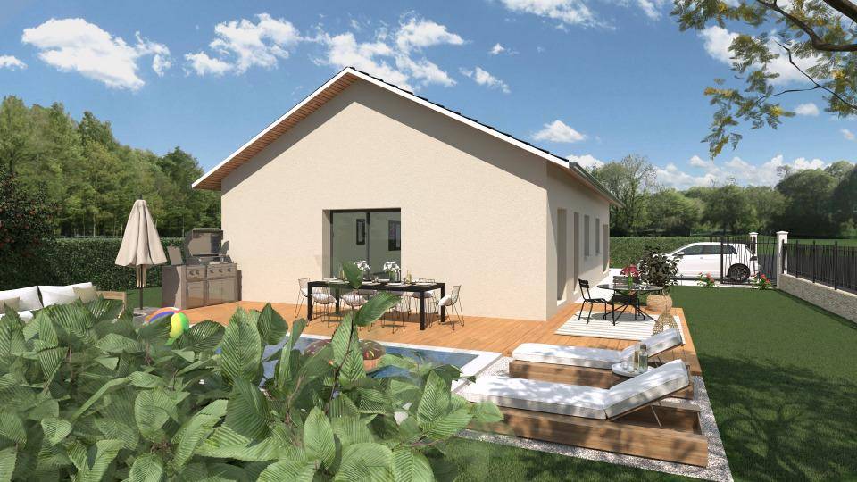 Programme terrain + maison à Virignin en Ain (01) de 84 m² à vendre au prix de 238000€ - 2