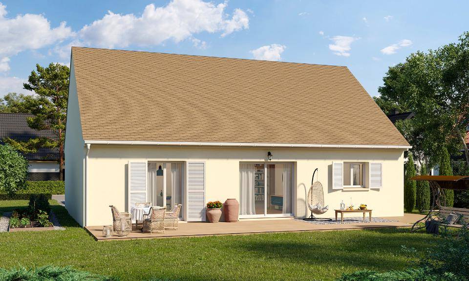 Programme terrain + maison à Croix-Mare en Seine-Maritime (76) de 85 m² à vendre au prix de 223000€ - 2