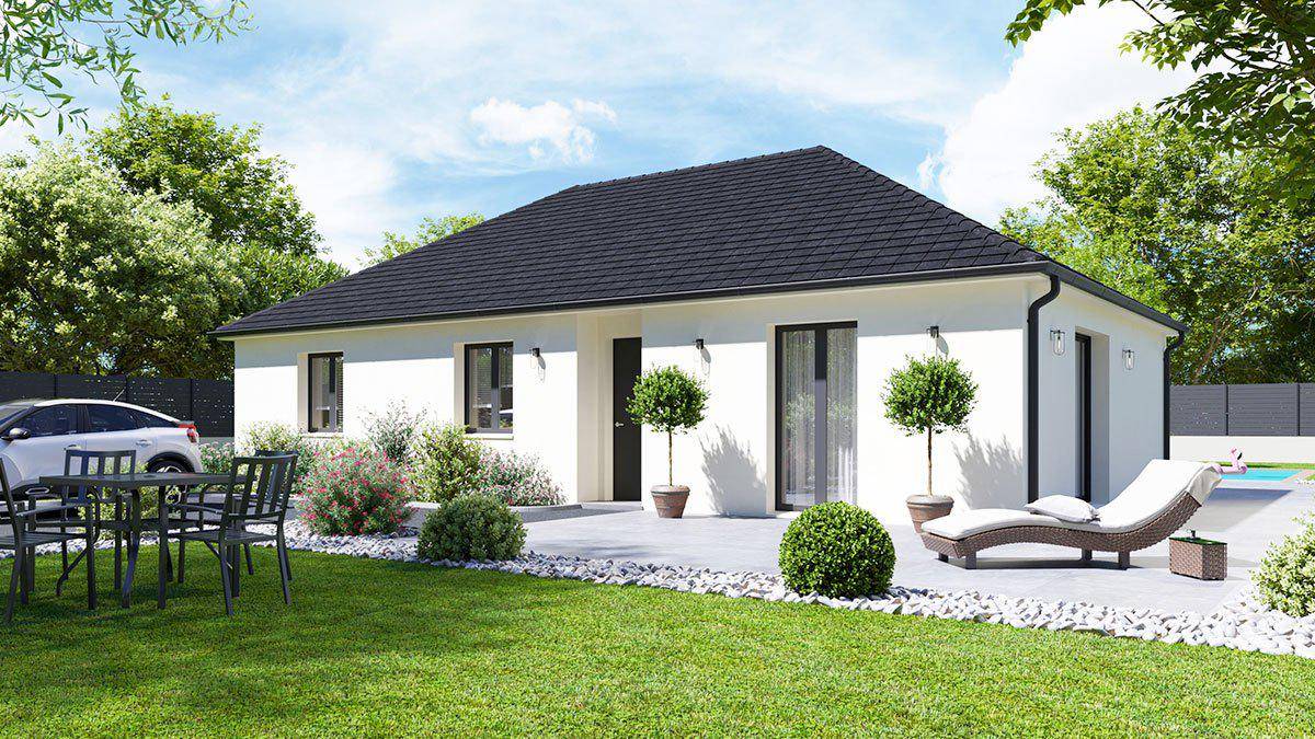 Programme terrain + maison à Soissons en Aisne (02) de 93 m² à vendre au prix de 155751€ - 1