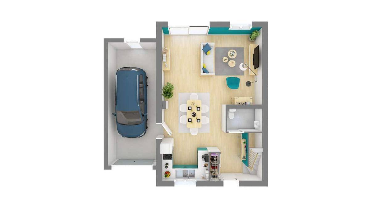 Programme terrain + maison à Pont en Côte-d'Or (21) de 84 m² à vendre au prix de 193990€ - 3