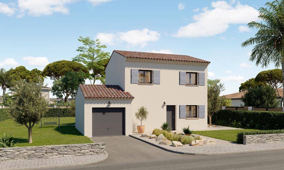 Programme terrain + maison à Noves en Bouches-du-Rhône (13) de 78 m² à vendre au prix de 299000€ - 1
