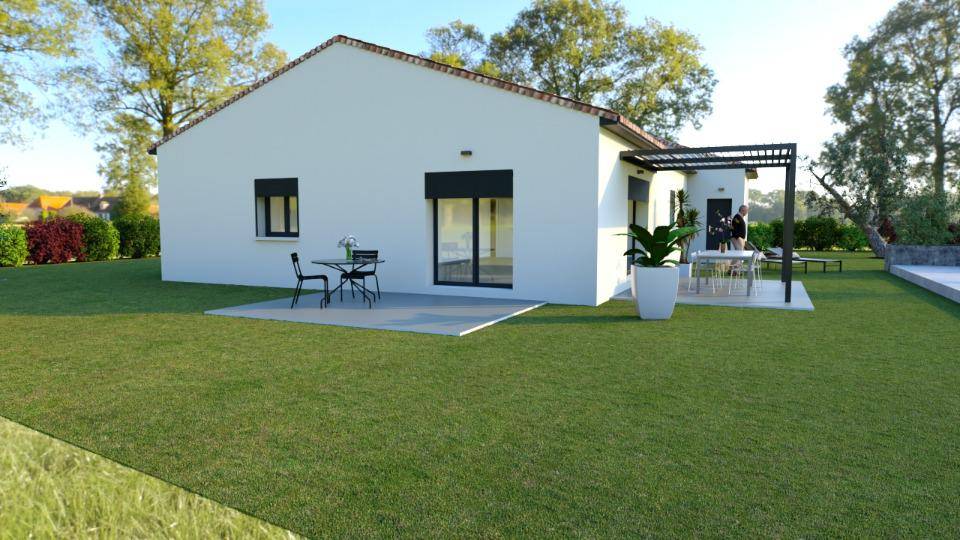 Programme terrain + maison à Vagnas en Ardèche (07) de 128 m² à vendre au prix de 371000€ - 3