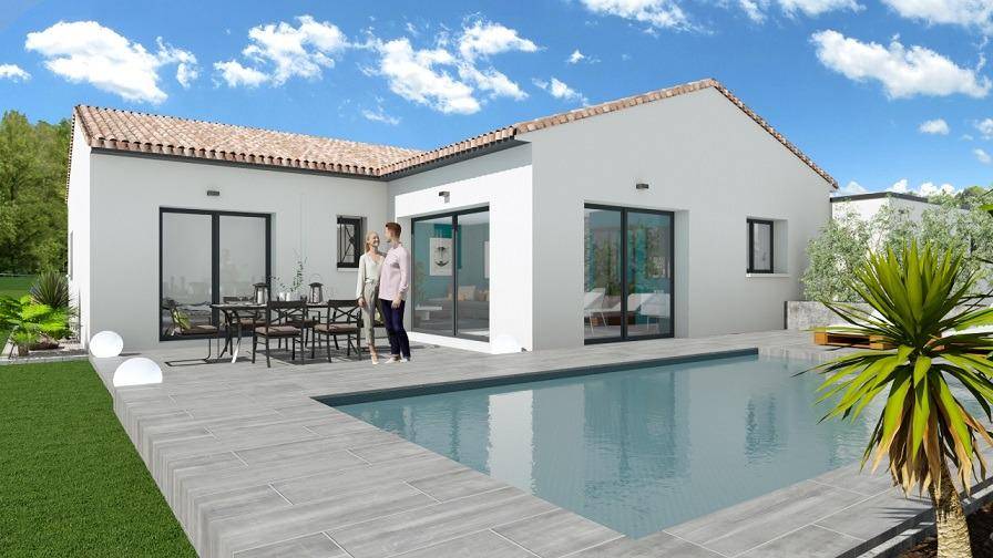Programme terrain + maison à Chatuzange-le-Goubet en Drôme (26) de 114 m² à vendre au prix de 348200€ - 1