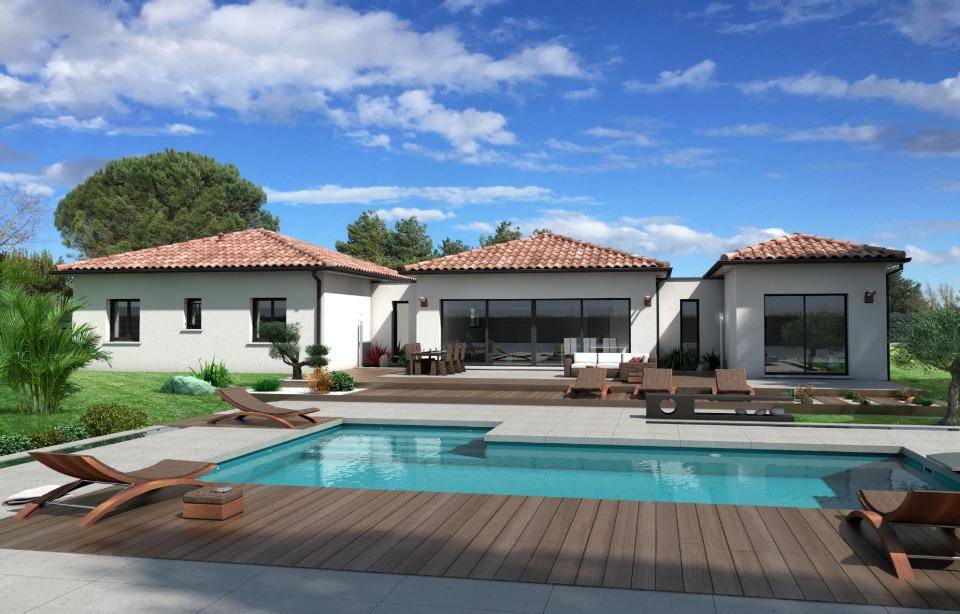 Programme terrain + maison à Bram en Aude (11) de 162 m² à vendre au prix de 383624€ - 1