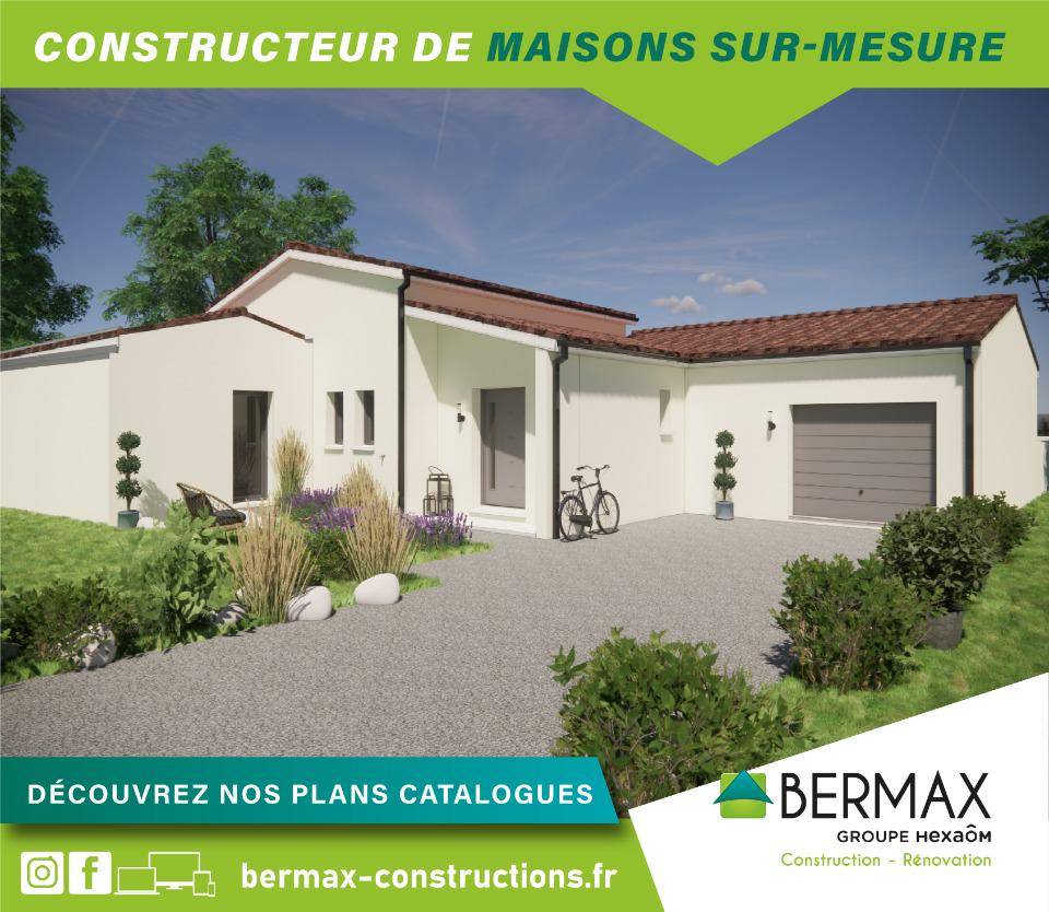 Programme terrain + maison à Échallat en Charente (16) de 129 m² à vendre au prix de 310000€ - 4
