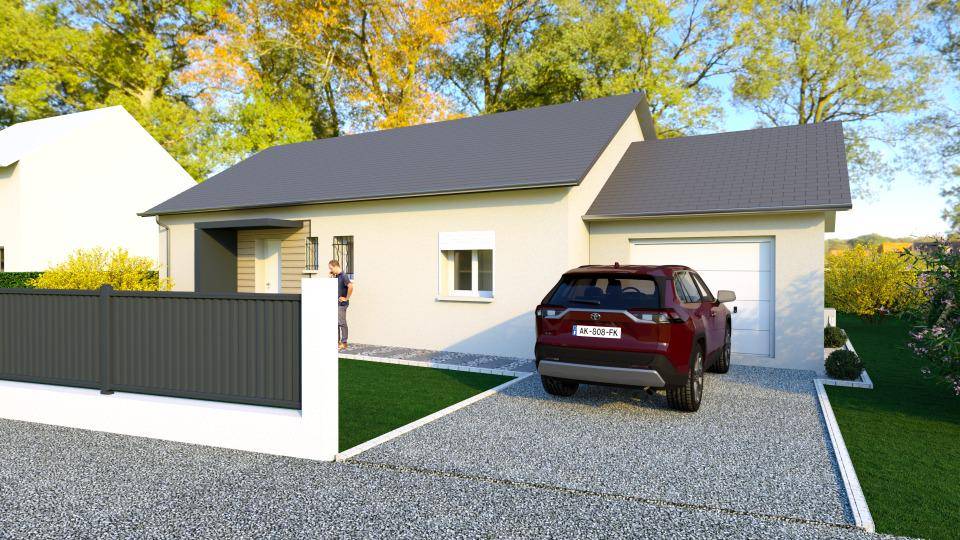 Programme terrain + maison à Chabottes en Hautes-Alpes (05) de 79 m² à vendre au prix de 257300€ - 1
