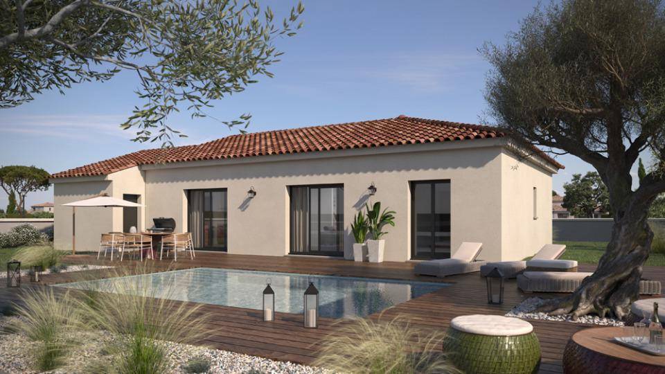Programme terrain + maison à Clermont-l'Hérault en Hérault (34) de 100 m² à vendre au prix de 294680€ - 1