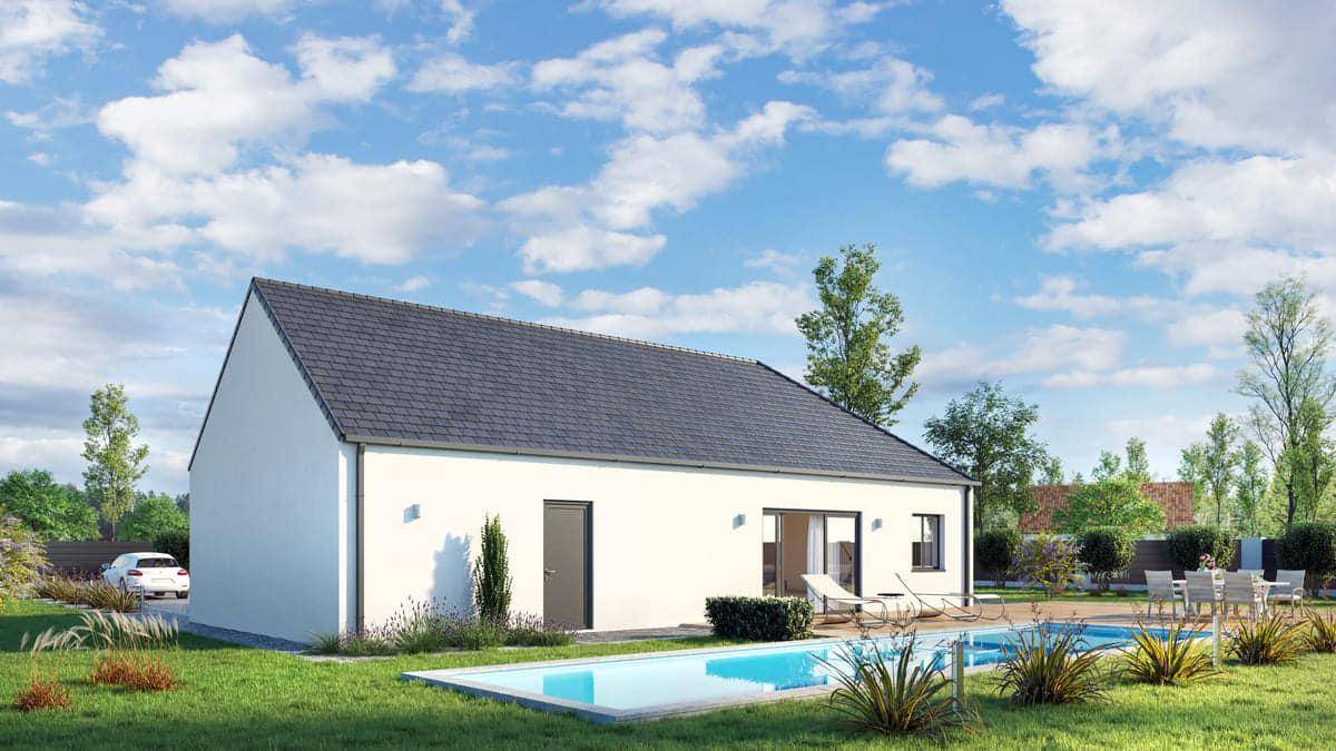 Programme terrain + maison à Le Grand-Lucé en Sarthe (72) de 72 m² à vendre au prix de 181566€ - 2