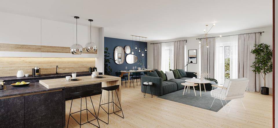 Programme terrain + maison à Ailly en Eure (27) de 120 m² à vendre au prix de 296000€ - 2