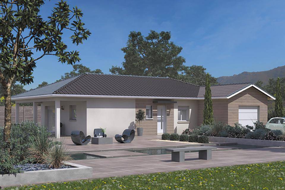 Programme terrain + maison à Bas-en-Basset en Haute-Loire (43) de 95 m² à vendre au prix de 274000€ - 2
