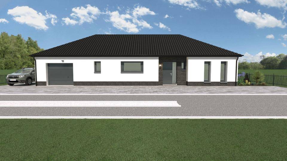 Programme terrain + maison à Sains-en-Gohelle en Pas-de-Calais (62) de 117 m² à vendre au prix de 289693€ - 1
