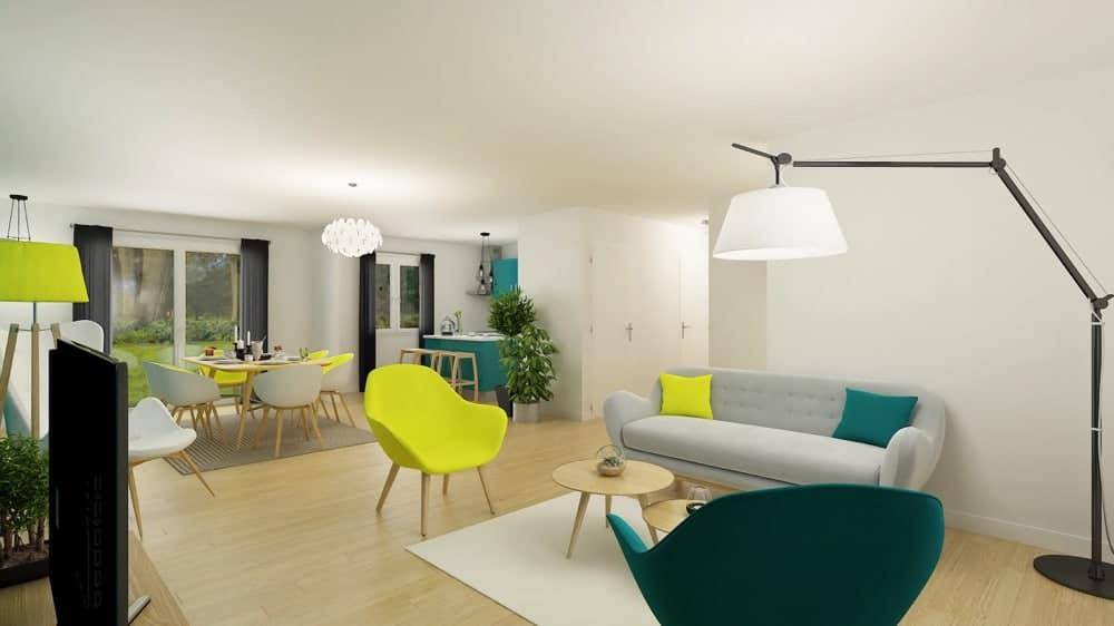 Programme terrain + maison à Saint-Léonard-de-Noblat en Haute-Vienne (87) de 89 m² à vendre au prix de 173436€ - 4