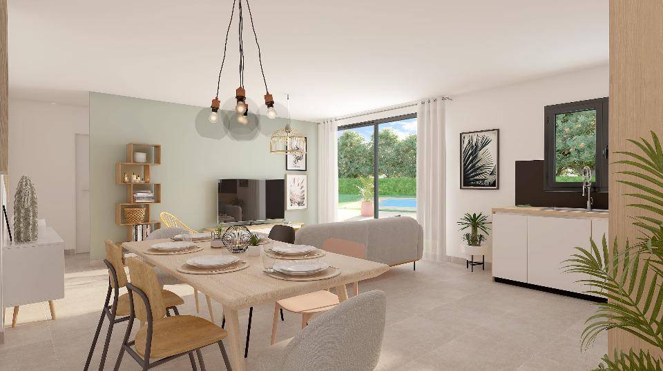 Programme terrain + maison à Mérindol en Vaucluse (84) de 81 m² à vendre au prix de 339000€ - 4