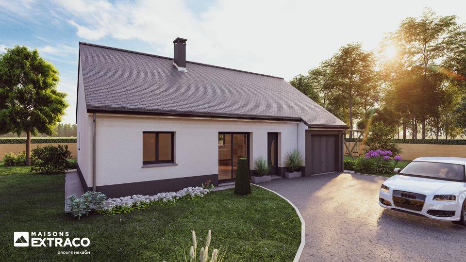 Programme terrain + maison à Mouettes en Eure (27) de 80 m² à vendre au prix de 212930€ - 2