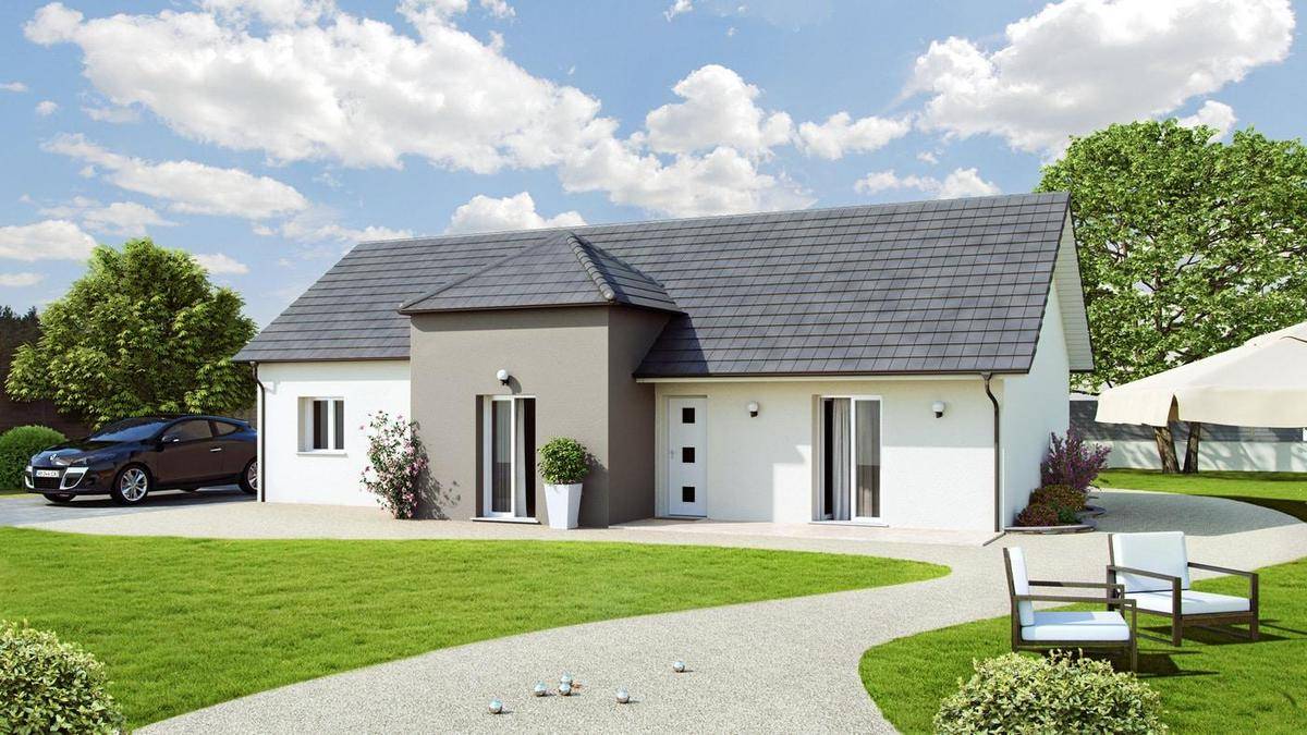 Programme terrain + maison à Beaufort-Orbagna en Jura (39) de 112 m² à vendre au prix de 185612€ - 1
