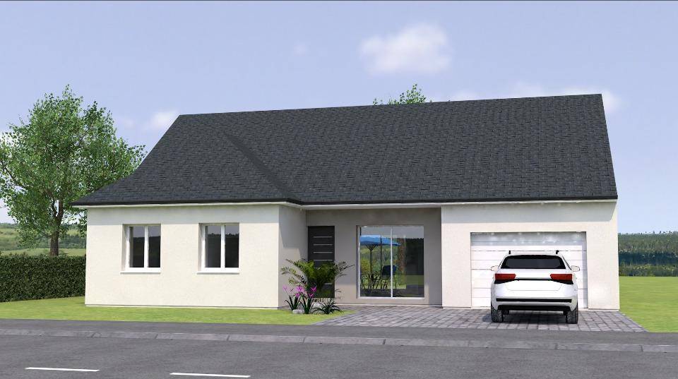 Programme terrain + maison à Mauges-sur-Loire en Maine-et-Loire (49) de 99 m² à vendre au prix de 256700€ - 1