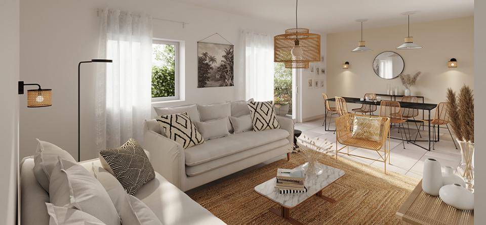 Programme terrain + maison à Épaignes en Eure (27) de 70 m² à vendre au prix de 212923€ - 2