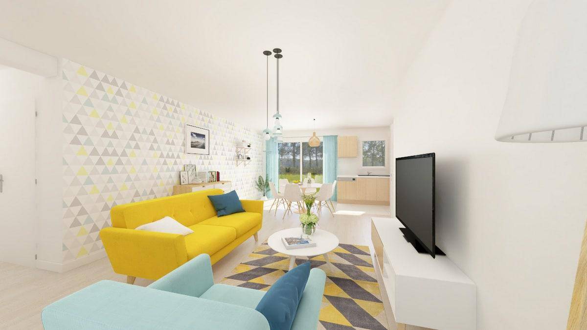 Programme terrain + maison à La Jarne en Charente-Maritime (17) de 90 m² à vendre au prix de 310389€ - 3