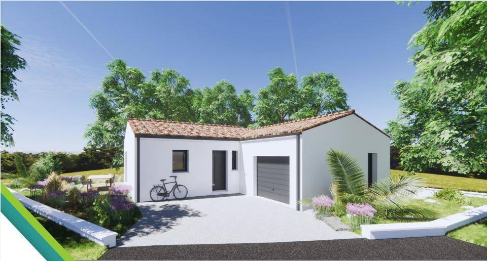 Programme terrain + maison à Cozes en Charente-Maritime (17) de 83 m² à vendre au prix de 235000€ - 1