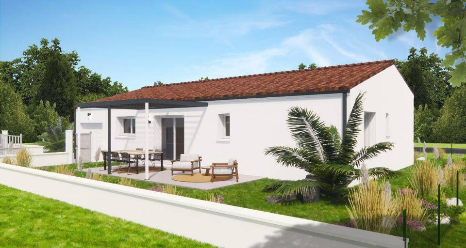 Programme terrain + maison à Gémozac en Charente-Maritime (17) de 90 m² à vendre au prix de 203000€ - 2
