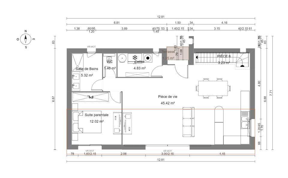 Programme terrain + maison à Ollioules en Var (83) de 116 m² à vendre au prix de 670000€ - 3