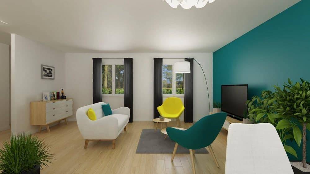 Programme terrain + maison à Meursanges en Côte-d'Or (21) de 97 m² à vendre au prix de 294076€ - 3