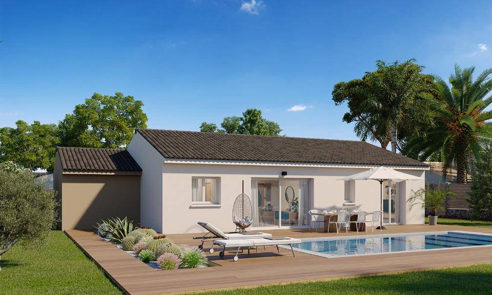 Programme terrain + maison à Manosque en Alpes-de-Haute-Provence (04) de 96 m² à vendre au prix de 298000€ - 2