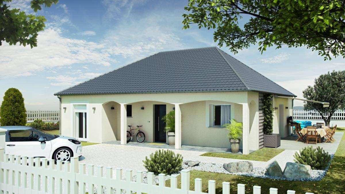 Programme terrain + maison à Salignac-sur-Charente en Charente-Maritime (17) de 82 m² à vendre au prix de 205088€ - 1