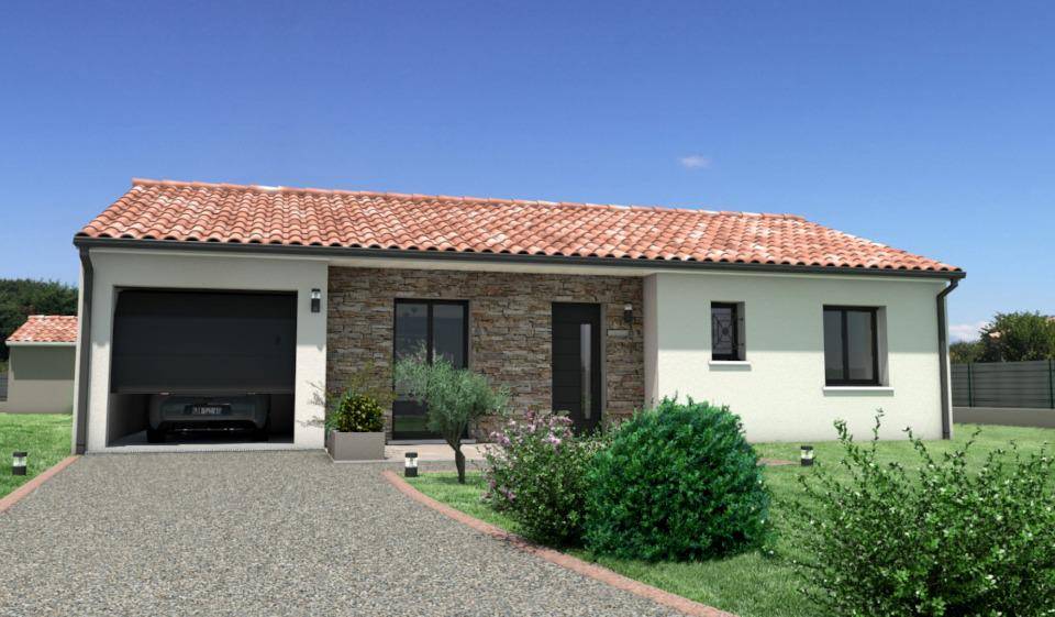 Programme terrain + maison à Vendres en Hérault (34) de 88 m² à vendre au prix de 276210€ - 3