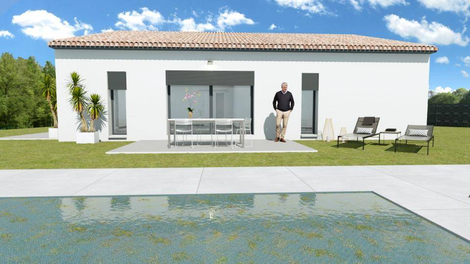 Programme terrain + maison à Ruoms en Ardèche (07) de 128 m² à vendre au prix de 313000€ - 4