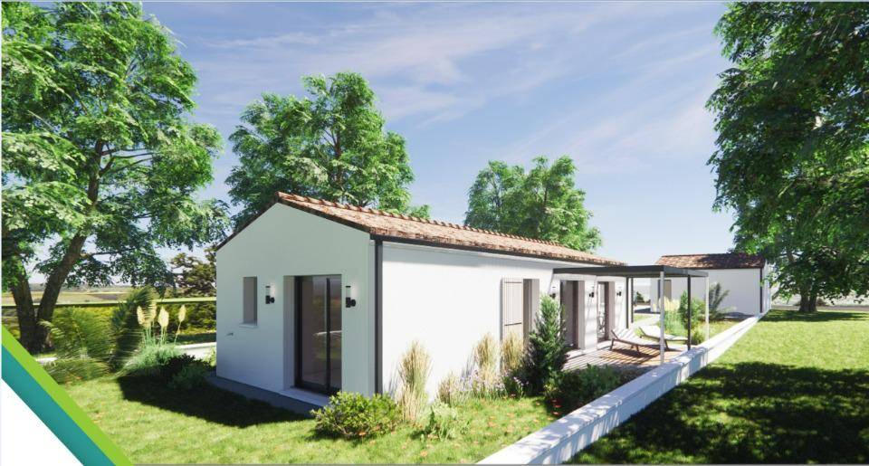 Programme terrain + maison à Tourriers en Charente (16) de 90 m² à vendre au prix de 272800€ - 2