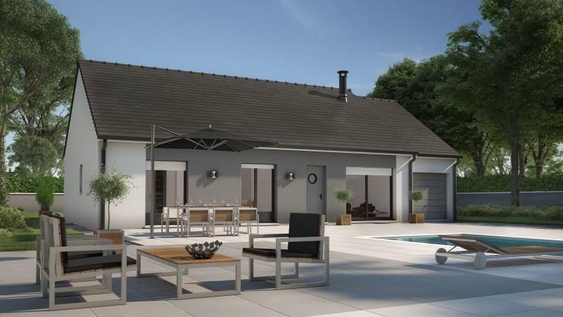 Programme terrain + maison à Freneuse en Yvelines (78) de 92 m² à vendre au prix de 235000€ - 1