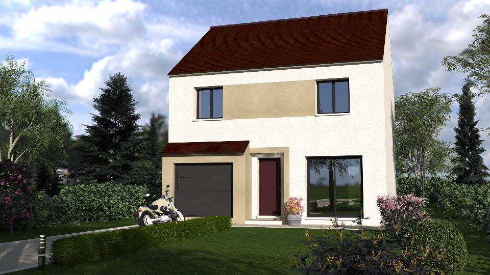 Programme terrain + maison à Herblay-sur-Seine en Val-d'Oise (95) de 92 m² à vendre au prix de 419000€ - 1