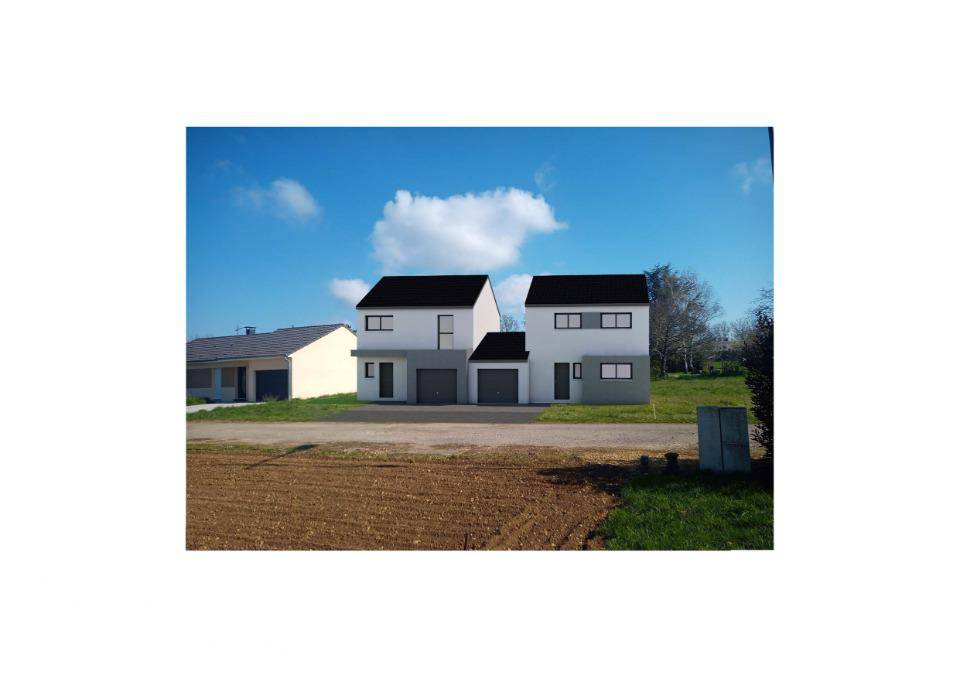 Programme terrain + maison à Pommérieux en Moselle (57) de 100 m² à vendre au prix de 294000€ - 2