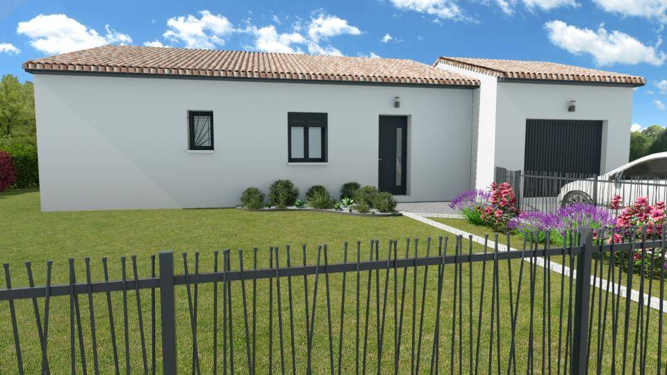 Programme terrain + maison à Vagnas en Ardèche (07) de 83 m² à vendre au prix de 279000€ - 2