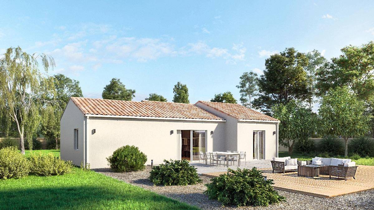 Programme terrain + maison à Chancelade en Dordogne (24) de 80 m² à vendre au prix de 205600€ - 2