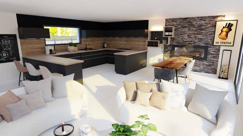 Programme terrain + maison à La Farlède en Var (83) de 120 m² à vendre au prix de 499900€ - 3