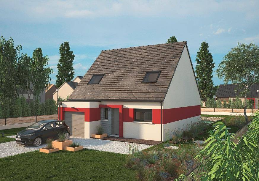 Programme terrain + maison à Milly-la-Forêt en Essonne (91) de 115 m² à vendre au prix de 355000€ - 1