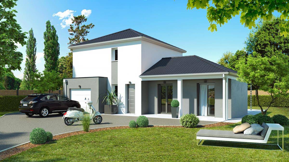 Programme terrain + maison à Saint-Saturnin en Sarthe (72) de 82 m² à vendre au prix de 319990€ - 1