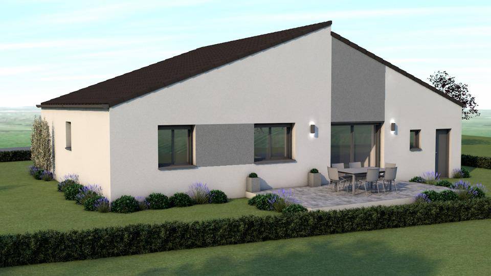 Programme terrain + maison à Farébersviller en Moselle (57) de 89 m² à vendre au prix de 304400€ - 3