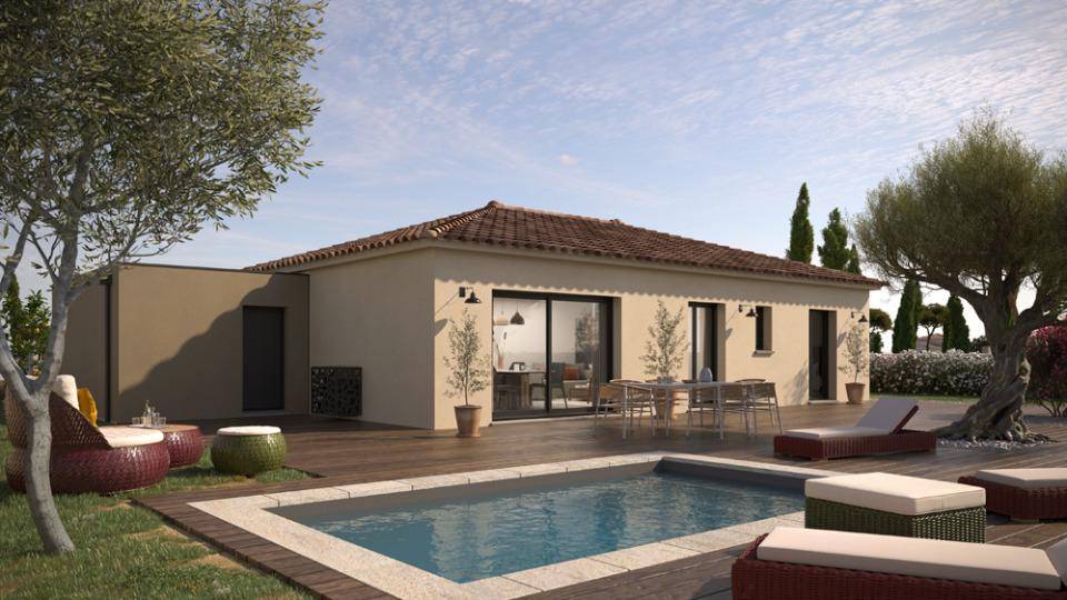 Programme terrain + maison à Aubagne en Bouches-du-Rhône (13) de 110 m² à vendre au prix de 590000€ - 1