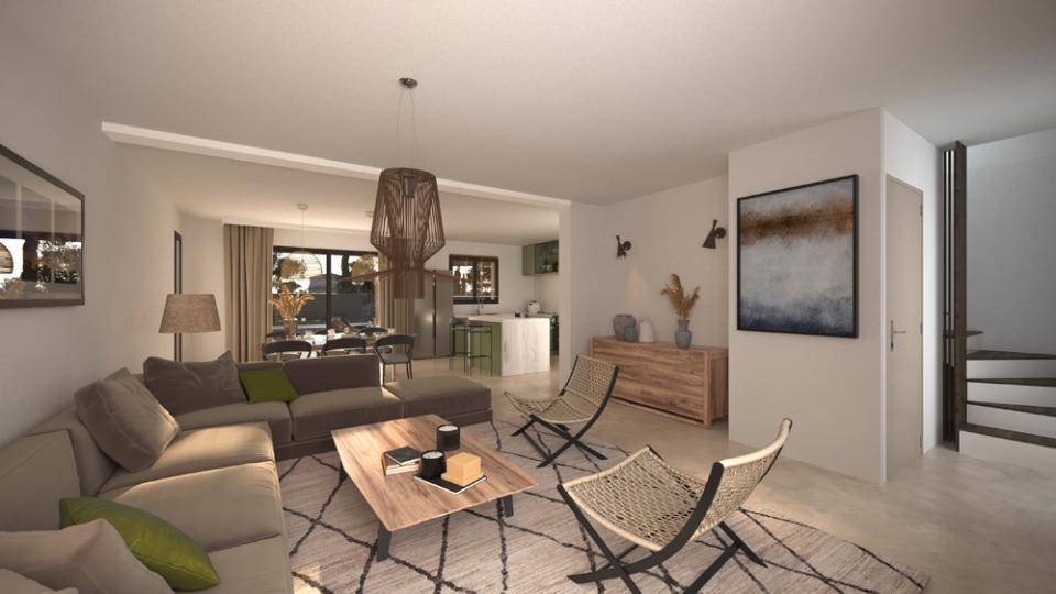 Programme terrain + maison à Laudun-l'Ardoise en Gard (30) de 105 m² à vendre au prix de 389000€ - 3