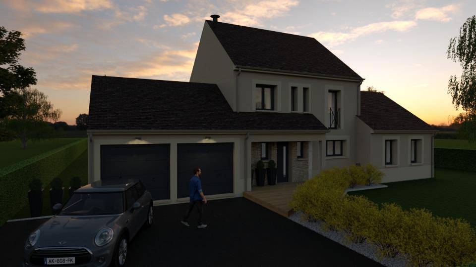 Programme terrain + maison à Villejust en Essonne (91) de 140 m² à vendre au prix de 580000€ - 3